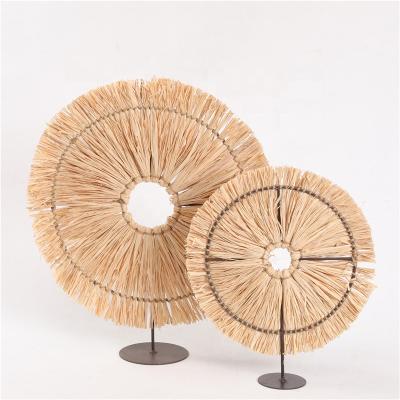 China Handmade Hawaiian home decor sun grass raffia decorative accessories for homeware decor for sale