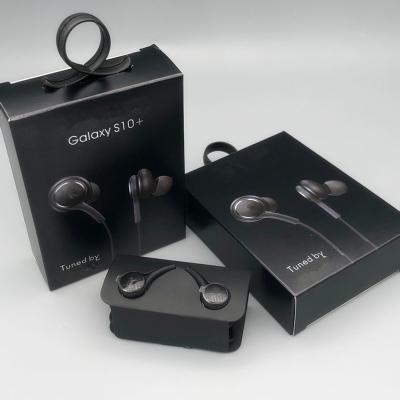 China Support Listening Original Music Wholesale 1:1 Headset In Ear Headphones Earphone With Remote MIC Samsung S10 AKG 3.5mm Jack With Package for sale