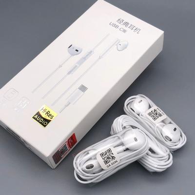 China Support Listening Original Mic Volume Earphone USB Type C Jack Music In Ear Earphone Headset Huawei P20 20 Mate 10 With Package for sale