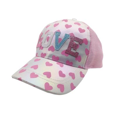 China JOINT Blank Kids Checked 5 Panel Customized Kids Casual Kids Baseball Cap for sale