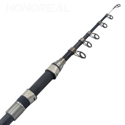 China HONOREAL Carbon Telescopic Fishing Rod Portable Travel Telescopic Fishing Rod Carbon Spinning for sale