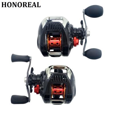 China Honorea Bait Casting Reels Saltwater 0.29mm/110m Reel Rod And Low Profile Baitcasting Reel Caster for sale