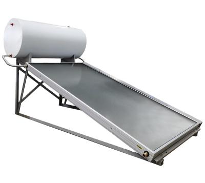 China Outdoor Enamel Flat Panel Solar Water Heater for sale