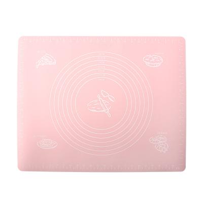 China Amazon Hot Selling Disposable Food Grade Non Stick Odorless Silicone Rolling Pad Silicone Kneading Pad With Gauge for sale