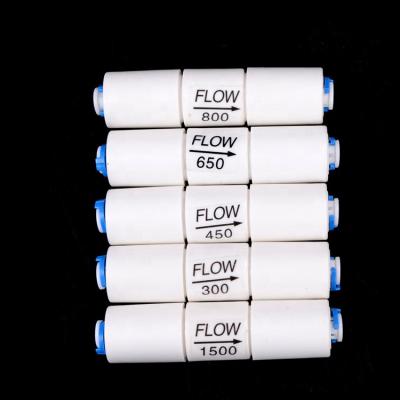 China Cheap 300CC/450CC/800CC/1500CC Hotel Sewage Filter Parts Flow To Regulate Calibrated Passage For RO Water System for sale