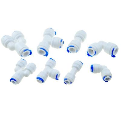 China China Water Pipe System Factory 1/4 Inch 3/8 Inch Plastic Water Filter Adapter Hose Coupling for sale