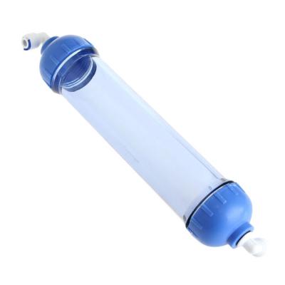 China Hotel Replacement Transparent Water Filter Housing Refill Empty Tube Integrated Filter for sale