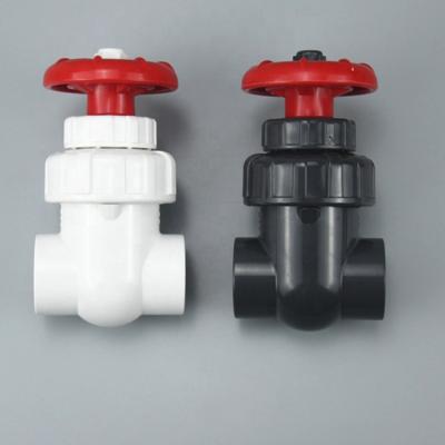 China General High Quality UPVC Gate Valve Precision Flow Control PVC Shutter Garden Irrigation Aquarium PVC Valve for sale