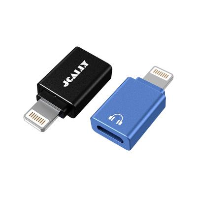 China JCALLY USB to USB C OTG Mobile Phone Adapter Lightning for Apple Adapter iPhone X XS XR Data Android Sync to iPhone Charger for sale