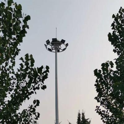 China Design 15m 20m 25m 30m 40m High Bright Spotlight Mode High Mast Post Light for sale