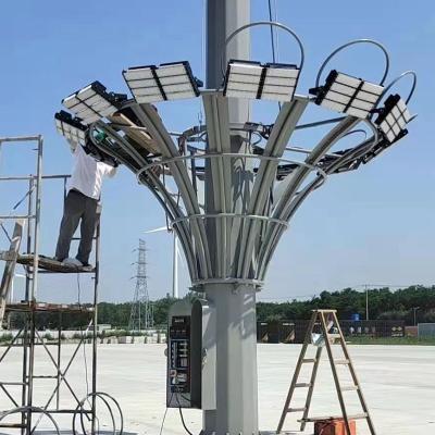 China Customized Design 30m 35m High Mast Road Light Shockproof 40m Dustproof Lighting Pole for sale