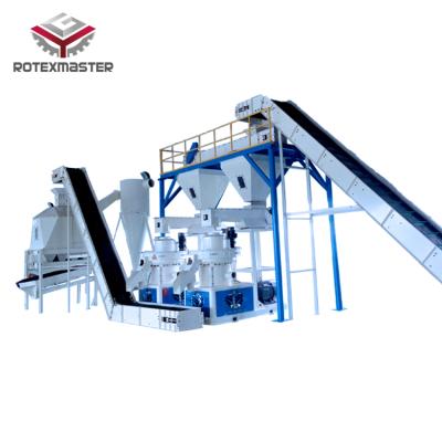 China energy & CE Wood Pellet Mining Production Line Vertical Ring Die Pellet Mill Machine Biomass Technology Line for sale