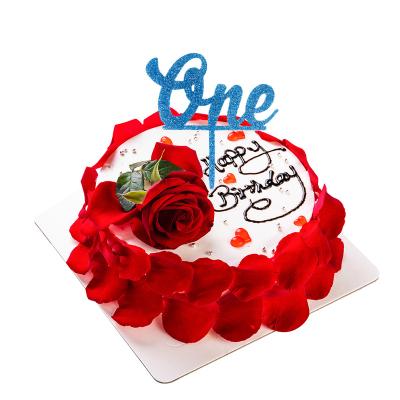 China Anniversary/Birthday/Wedding Acrylic Happy Cake Topper Birthday From Professional Factory for sale