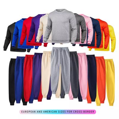 China Breathable wholesale hoodies and sweat pants set Custom Printing Embroidery Blank sweatsuit USA size tracksuits for men for sale