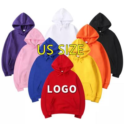 China Anti-wrinkle High Quality Custom Printing Pullover Hoodie polyester plus size Embroidered men's hoodies sweatshirts For Winter for sale