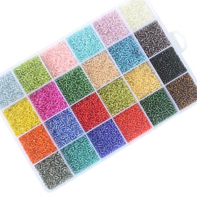 China Diy JEWELRY Multicolor Amazon Storage Box For Set Of 24,000 Rice Bead 2mm Glass Seed Beads for sale