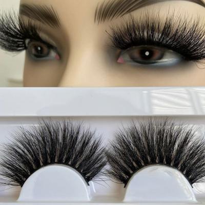 China Free Sample Wholesale Price 25mm Criss-Cross Faux Mink Eyelash Own Brand Luxury Lashes for sale