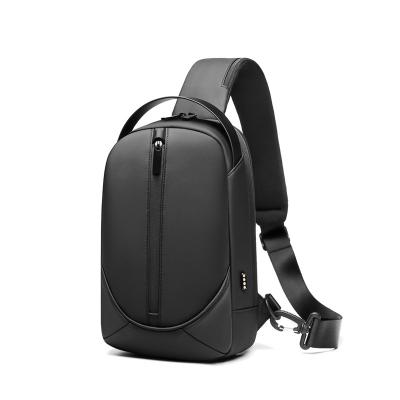 China New high quality men's chest bag with usb charging bag cross small - shoulder sling 2021 chest body bag for sale