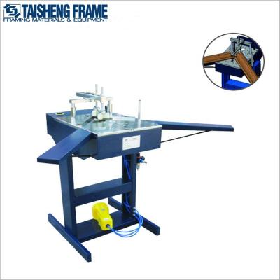 China Printing shops TS-J16 pneumatic joint frame machine used for large frame width 24cm working pneumatic frame underpinner vnail machine for sale