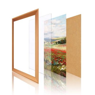 China Photo Frame Photo Frame Environmental Friendly Glass Supplier in YIWU 1.4mm Glass Photo Frame Accessories for sale