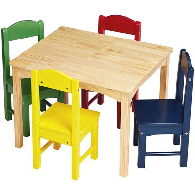 China Modern Furniture Kids Furniture Wooden OEM Table Chair For Children Kids Tables for sale