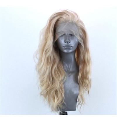 China HD Wholesale Transparent Lace Front Wig For Black Women Full Lace Human Hair Wigs Body Wave Soft Smooth Thick Blonde Curly Brazilian Virgin Hair for sale