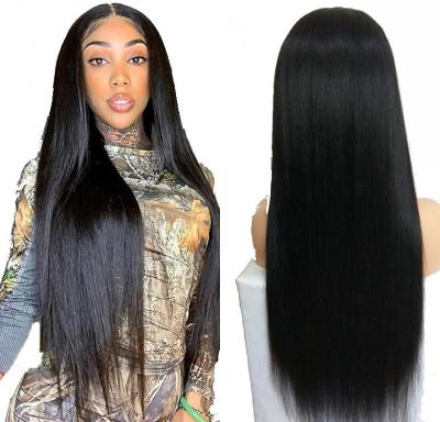 China XuanRan Barely Shedding Thick Smooth Soft 28 Inches Long Straight Hair Extension Wigs Cheap Ombre Heat Resistant Woman Full Synthetic Hair Wig With Non Lace Front for sale