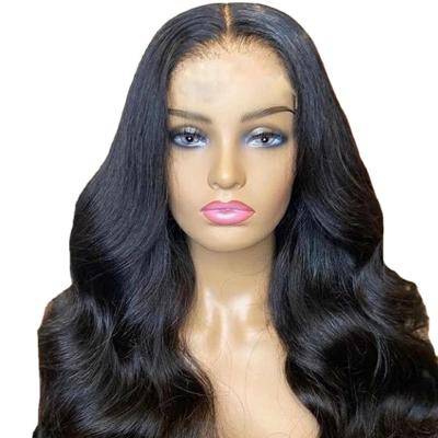 China Long Curly Water Wave Bodywave African Women's Virgin Hair Natural Lace Front Wig Full Lace Human Hair Wigs Black Premium Thick Soft Soft Hd for sale