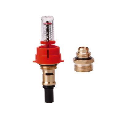 China Underfloor Heating Manifold Flange On Regulating Flow Meter Flow JD-LLJ0052 for sale