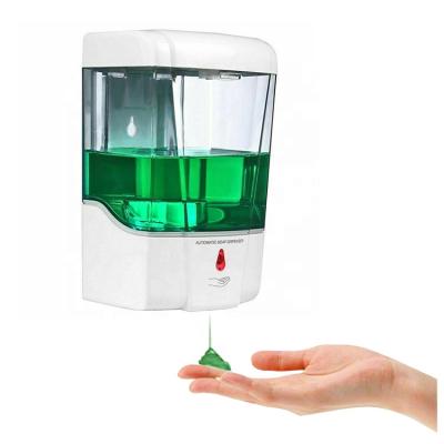 China Factory Cheap Foam Soap Dispenser Wall Mounted Auto Sensor Plastic Liquid Soap Dispenser for Bathroom and Kitchen for sale