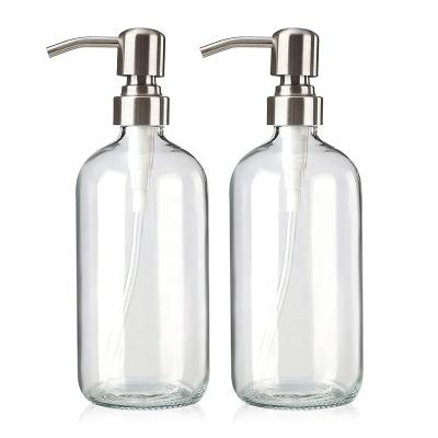 China Clear Foam Soap Dispenser Bathroom Hand Soap Dispenser Glass Soap Dispenser For Kitchen for sale