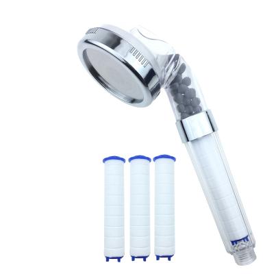 China With Dismountable And Washable Anion Lotus Head Filter PP Cotton Handheld Shower Spout Pressurized Shower for sale