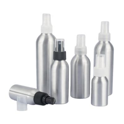 China Hot Sale 10ml 30ml 40ml 50ml 100ml 120ml 150ml 250ml Personal Care Bottle Aluminum Mouse Fine Mist Spray Bottle for sale