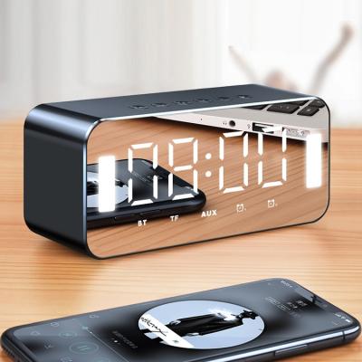 China EZCast New Speaker Mirror Subwoofer Mobile Phone Call Alarm Clock Wireless Home Radio for sale