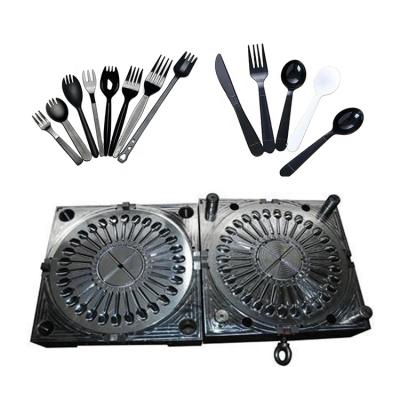 China Industry Plastic Parts Fork And Spoon Plastic Injection Mold Used Used Plastic Injection Molds for sale