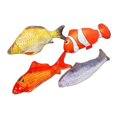 China Hot Sale Viable Automatic Electronic Cat Kicker Fish Toy Moving Fish Toy for sale