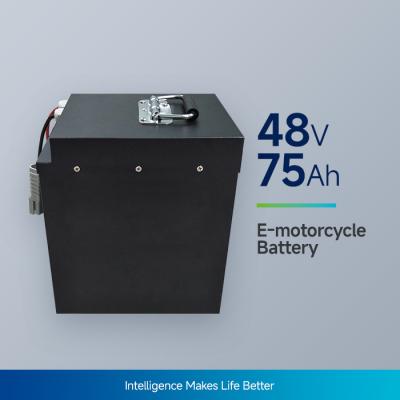 China High Capacity Batteries Used In Electric Motorcycle battery NCM48V75Ah 12.5A Max Charging Current for sale