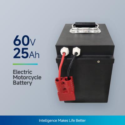 China Batería de motocicleta eléctrica 60V 25Ah e scooter Batería intercambiable en venta