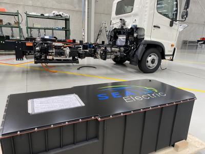 China Hino 103Kwh Special Vehicle Battery Support With SEA Drive 100 For Electric Step Van for sale