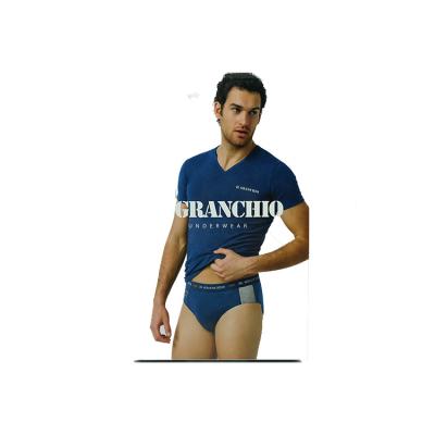 China 2020 antibacterial economic antibacterial custom design nk053 comfort men knit and underwear set for sale for sale