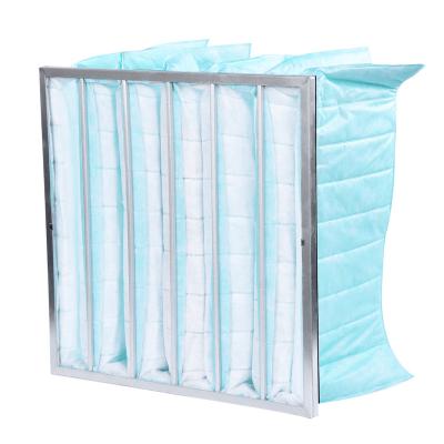 China Hotels OEM ODM Dust Holding Capacity Large Ventilation Multi-pocket Filter For Ventilation Systems for sale