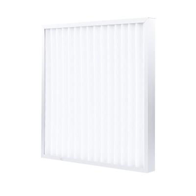 China Hotels Folded HVAC Cardboard Pleat Panel Air Conditioner Ventilation System Air Filter for sale