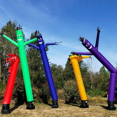 China Custom Logo Advertising Inflatable Sky Dancer Balloons Wacky Waving Man Inflatable Air Dancer for sale