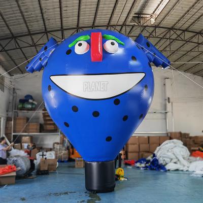 China Hot Sale Inflatable Hot Air Balloon Model Inflatable Ground Balloon For Display Advertising for sale