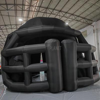 China New Type Inflatable Football Helmet Inflatable Football Tunnel Entrance For Sport Team for sale