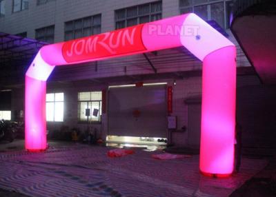 China Custom Advertising LED Inflatable Start Finish Arch For Event for sale