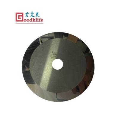 China Factory Cemented Circular Carbide Metal Slitting Circular Knives Knives For Paper for sale