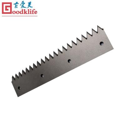 China For cutting paper straight serrated knife for packaging machine for sale