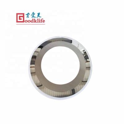 China Factory Knife Shear Steel Circular Slotting Blade For Cutting Stainless Steel Pipe for sale