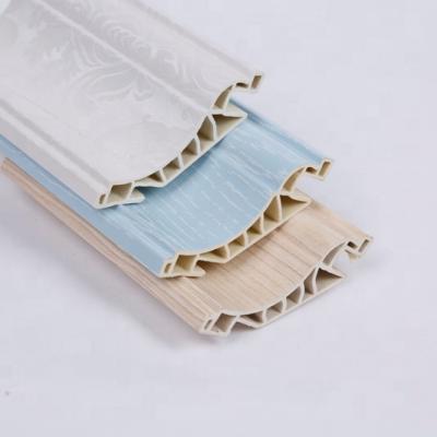 China Other Flooring Accessories PVC SPC Vinyl 80 Waterproof Plastic Skirting Board Covering SPC Skirting Board Form for sale